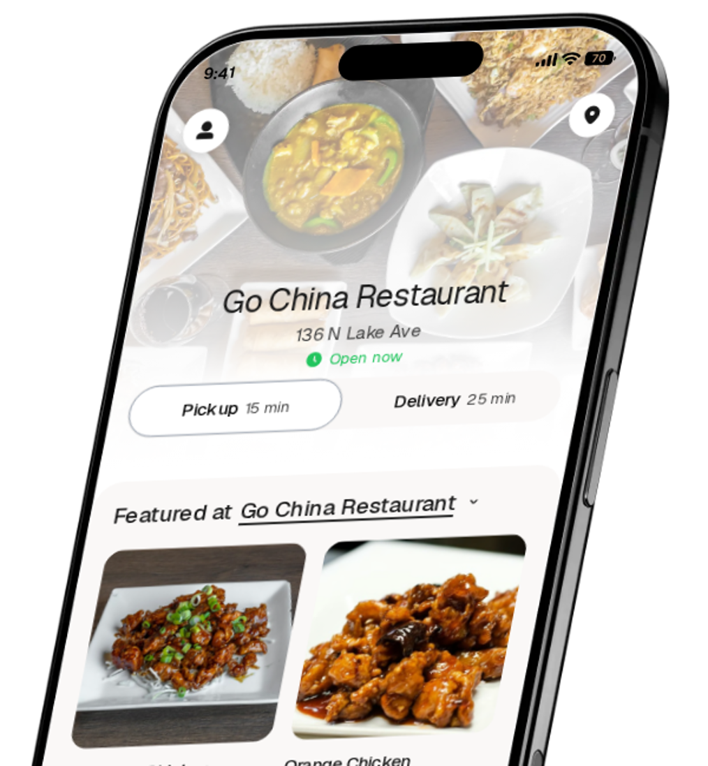 Go China Restaurant app preview