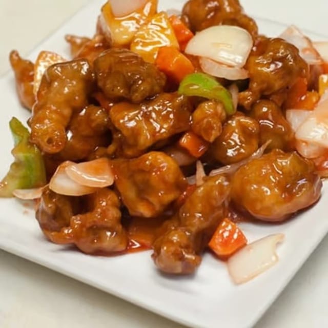 Sweet Sour Pork.
