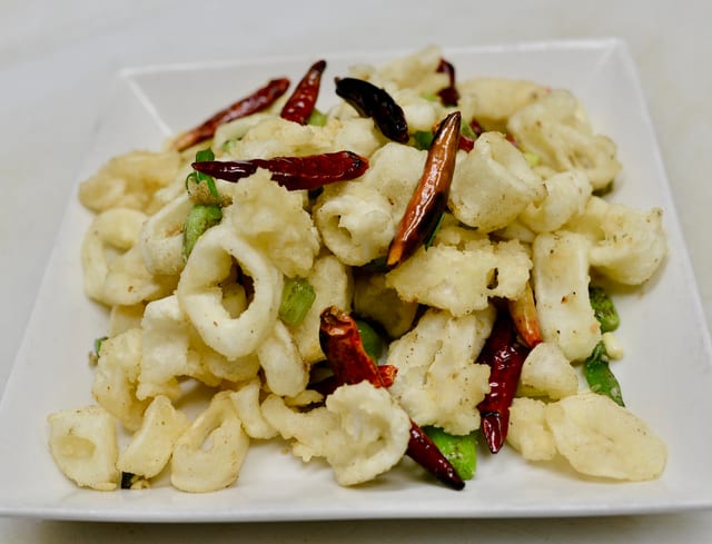 Calamari with Pepper and Salt.