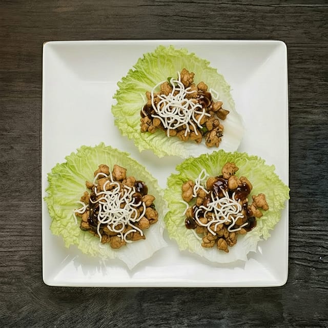 Chicken Lettuce Cup.