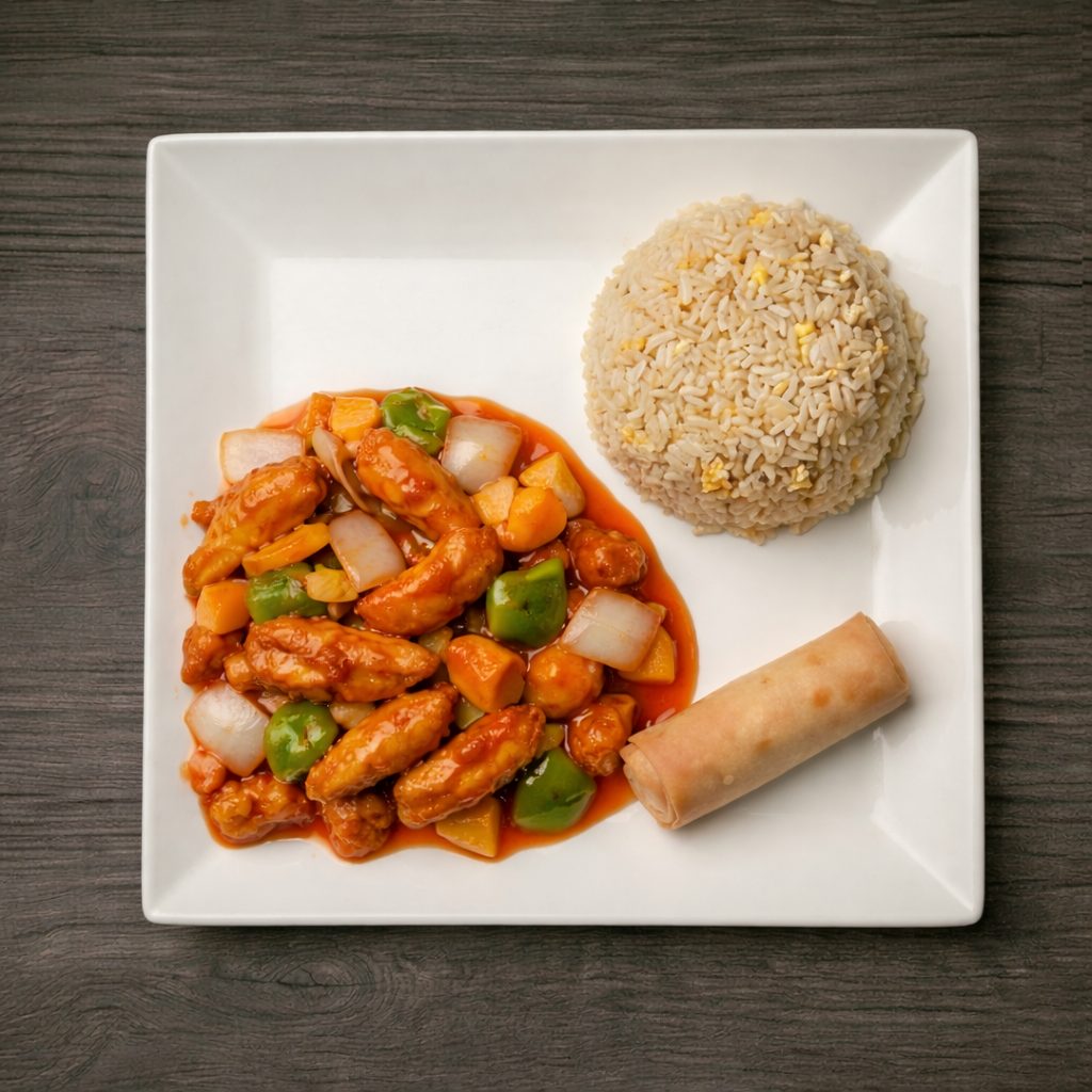 L-Sweet & Sour Chicken.