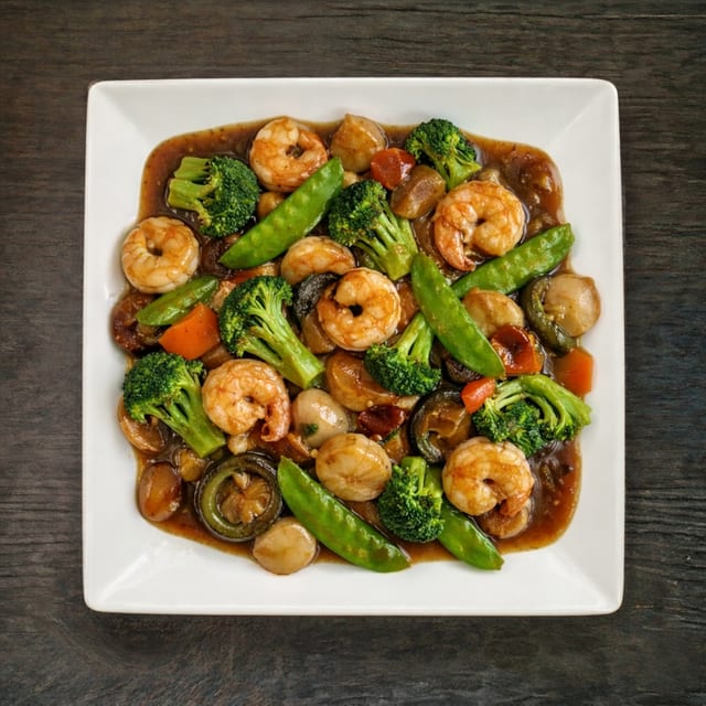 Shrimp Vegetables.