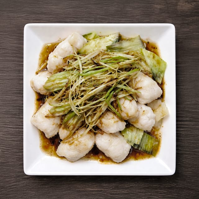 Steamed Fish.