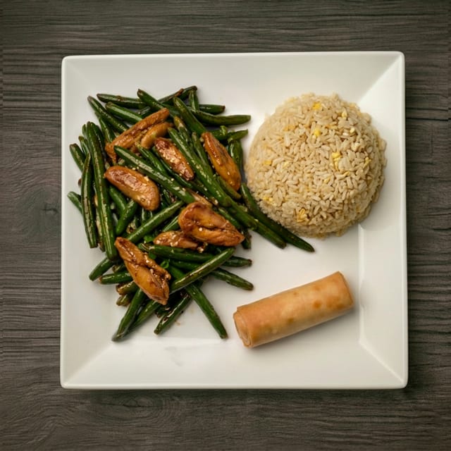 L-Chicken String Bean.