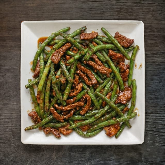 Beef with String Beans.