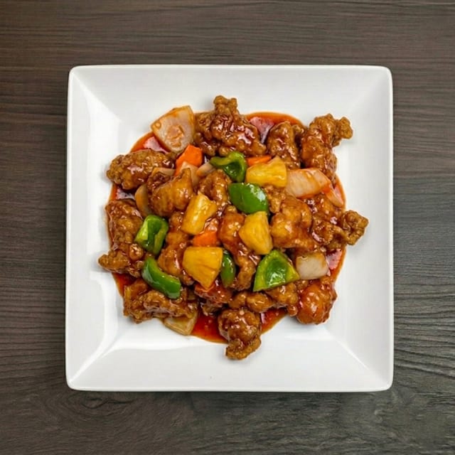 Sweet Sour Chicken.