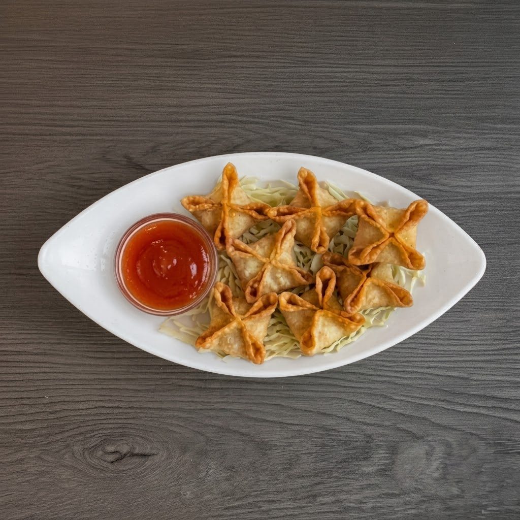 Fried Cheese Wontons.